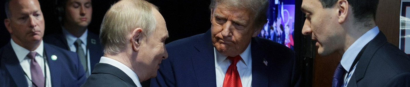 Putin und Trump während des Russland-USA-Gipfels im August 2025, in Anchorage, Alaska. © Kremlin.ru