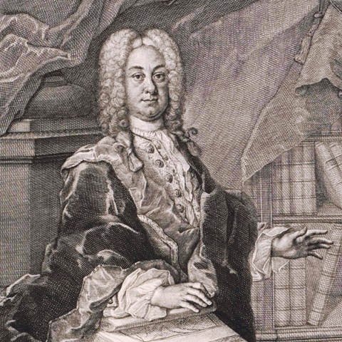 Johann Georg Keyßler, Stich von Christian Fritzsch (1751) Foto: Bildarchiv Austria