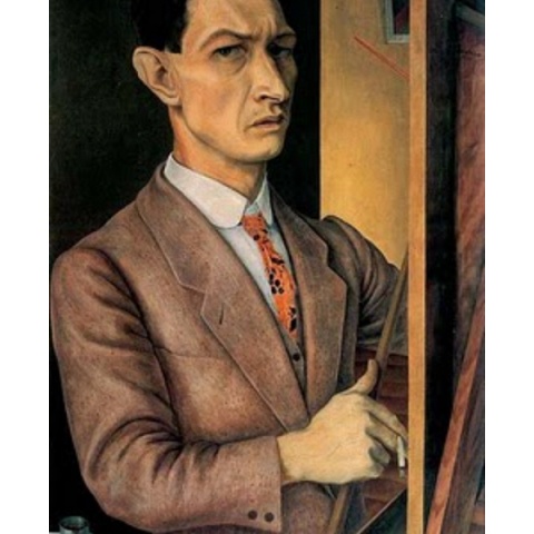 Einer, der das Potenzial zum Intellektuellen hatte, wurde Künstler: Rudolf Wacker (1893–1939) – Selbstbildnis aus dem Jahr 1927. © Foto: gemeinfrei