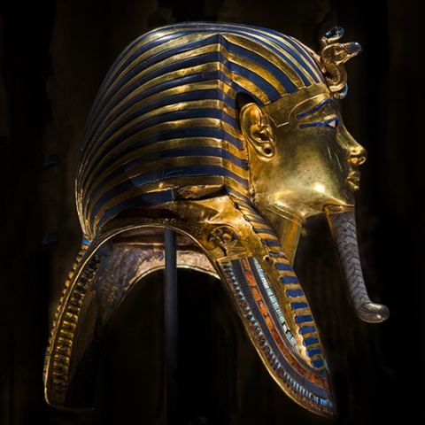 Die goldene Totenmaske des Tutanchamun. Foto: Wikimedia Commons/Summer Kamal Eldeen Mohamed Farag