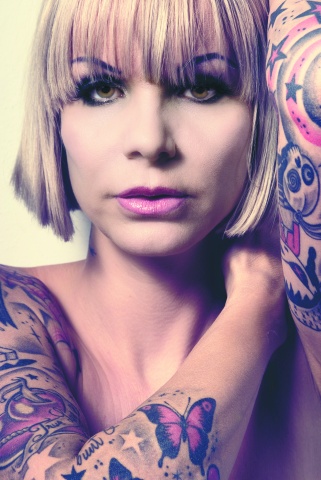 © Stefan Dokoupil Model Sandy P. Peng: Auch in Kampagnen für Tierrechtsorganisationen engagiert.