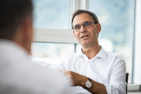 Landeshauptmann Wallner, Landtagswahl am 13. Oktober: „Es wird ein knappes Rennen bis zum Schluss.“ © Foto: Studio Fasching