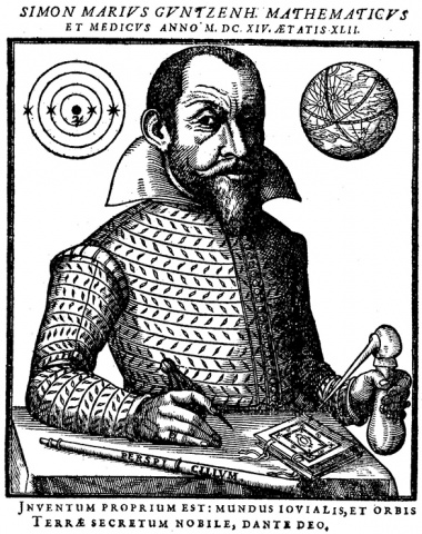 Simon Marius (1573 – 1625) war ein deutscher Mathematiker, Astronom und Arzt – und ein Konkurrent des berühmten Galileo Galilei. © wikipedia