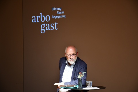 Politologie Herfried Münkler zu Gast in St. Arbogast. © Foto: Stefanie Sturn