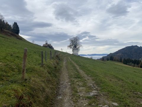 Eine Kapelle, ein Schulhaus und sogar ein Gasthaus gab es auf der Parzelle Wies. Das Büchlein ist bei der Gemeinde Laterns erhältlich. © Kurt Bereuter