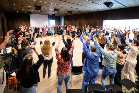 Aufbruchstimmung und gegenseitige Ermutigung war beim Bildungsinnovationstag der Marke Vorarlberg spürbar. Foto: Eva Sutter