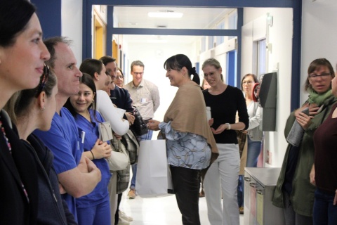 Am Tag der Eröffnung der „Interdisziplinären ambulanten Betreuungseinheit“ (kurz: IAB) am LKH Rankweil. © Vorarlberger Landeskrankenhäuser