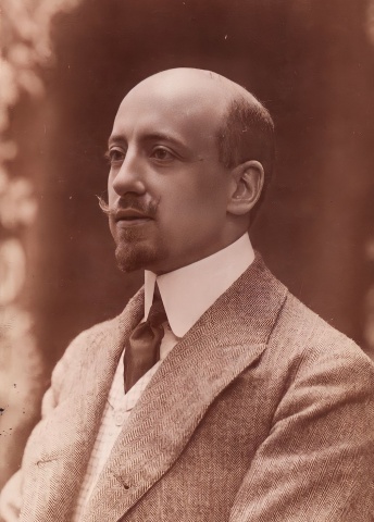 Porträt von Gabriele D’Annunzio, Foto von Varischi e Artico, Mailand, vor 1938. © Archivio Storico Ricordi