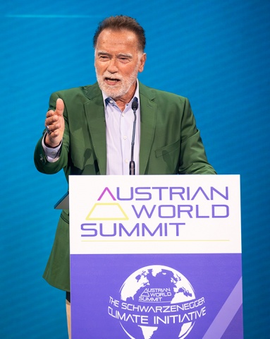 Hollywood-Star Schwarzenegger in Wien: „Einfache Narrative zur Bekämpfung des Klimawandels.“