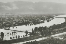 Hochwasser 1954: Aus dem kollektiven Gedächtnis in die Geschichtsbücher verschwunden.