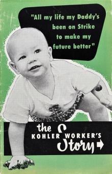 Die Gewerkschaften stellten in einer Broschüre von 1955 ihre Positionen plakativ dar.