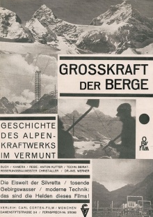 Filmplakat zu „Großkraft der Berge“ aus dem Jahr 