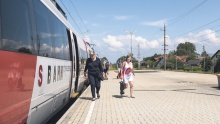 Beispiel Bahnhof: Anteil des Öffentlichen Verkehrs am Gesamtverkehr auf städtischem Niveau. 