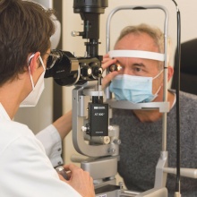 Anfang 2021 ist am Landeskrankenhaus Feldkirch die eigene Makula-Ambulanz eröffnet worden.<br>Fotos: dietmar mathis, Mattias Weissengruber
